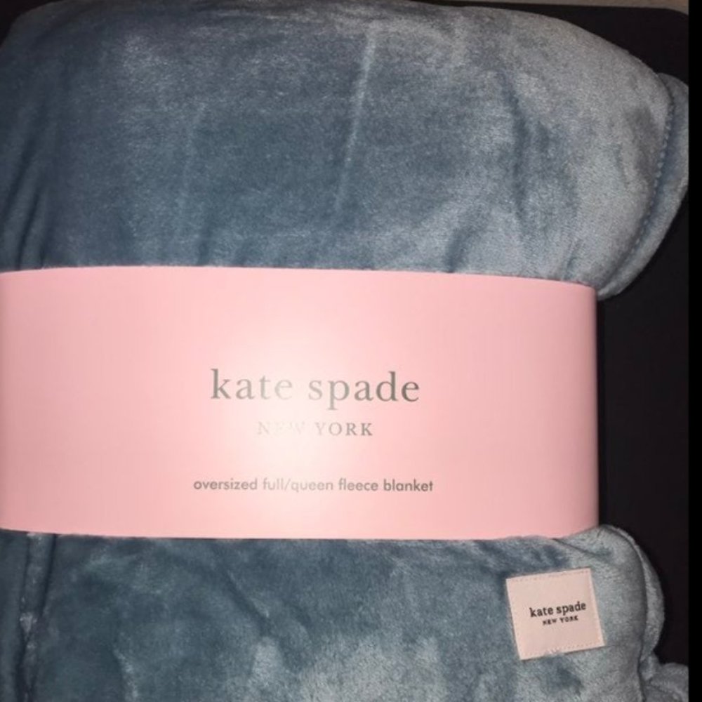 Kate Spade New York Blue Blanket